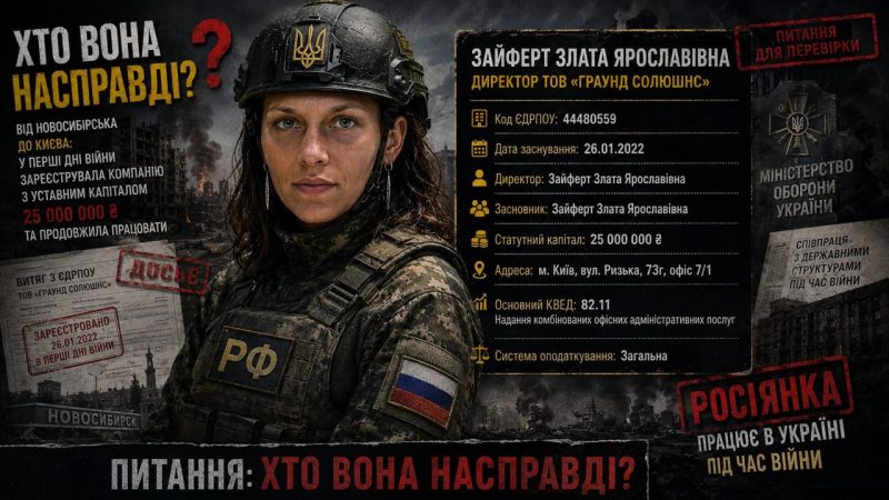 Зайферт Злата российский ДРГ в Украине 